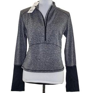 CRZ YOGA Gray Long Sleeve Workout Shirt